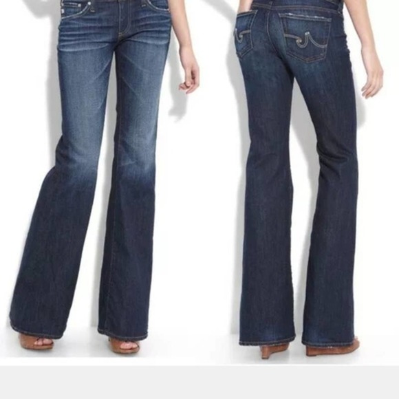 Adriano Goldschmeid The Belle Flare Blue Jeans 27R - Picture 1 of 8